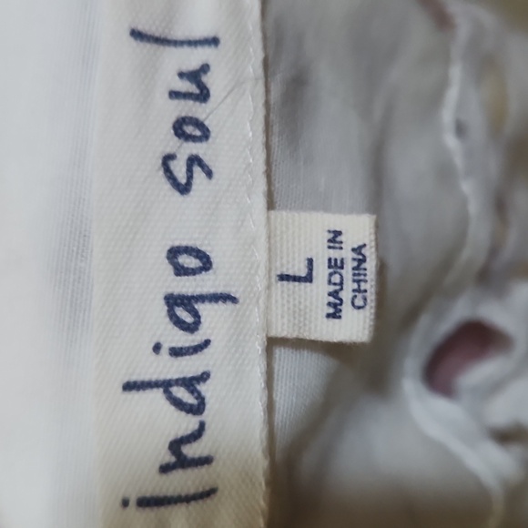 Indigo Soul SZ L White Top - Picture 7 of 8